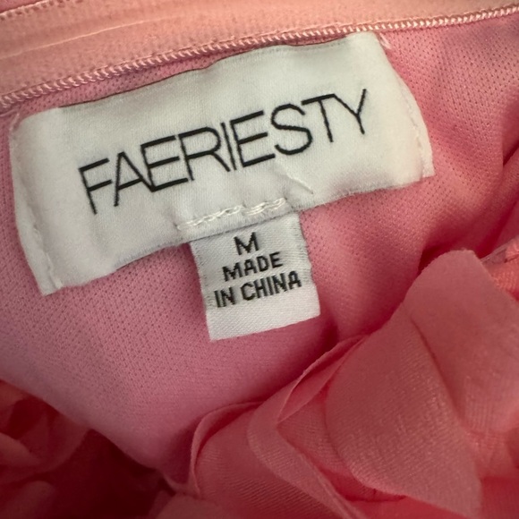 FAERIESTY Pink Strapless Mini Dress – M - Picture 3 of 3